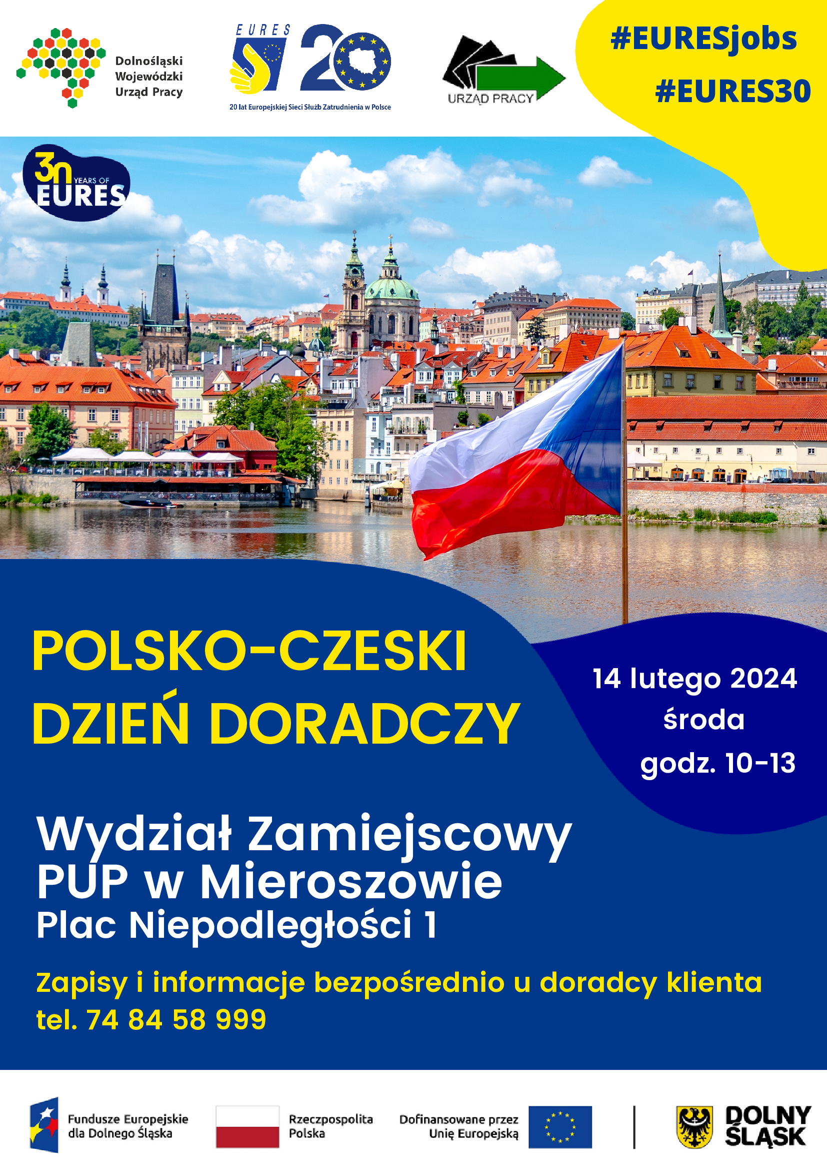 Plakat dzień polsko-czeski Wałbrzych